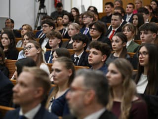 Na snímke členovia detského