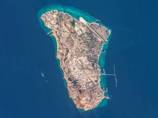 Iránsky ostrov Khark.