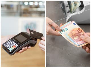 Platba v hotovosti a