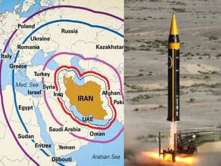 Iránske rakety Khorramshah sú