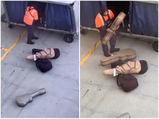 Škandalózne VIDEO z letiska: