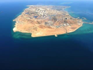Ostrov Khark v Iráne.
