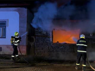 Požiar strechy rodinného domu