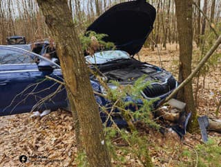 V lese havarovala 24-ročná