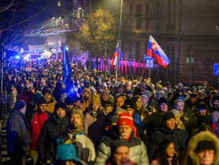 Protestný pochod proti rušeniu