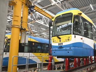 Najmodernejšie električkové depo je