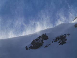 Silný vietor pokračuje: Horskí