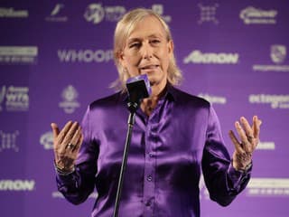 Martina Navrátilová s manželkou