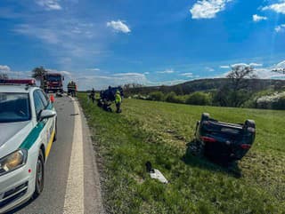 AKTUÁLNE Čelná zrážka dvoch