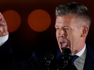 Na snímke líder mimoparlamentnej