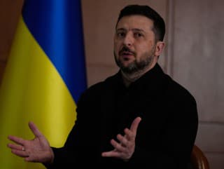 Ukrajinský prezident Volodymyr Zelenskyj.