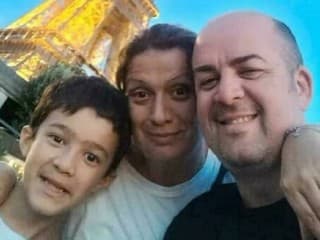 Matteo Brandimarti s rodičmi