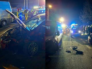 Čelná zrážka v poľskom