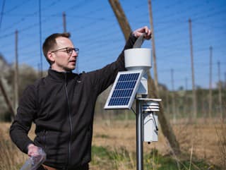 Inštalácia meteostanice (Zdroj: Plzeňský