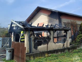 Požiar v Družstevnej pri