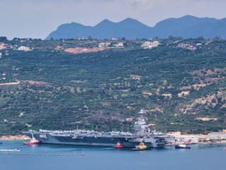 Na snímke najväčšia lietadlová