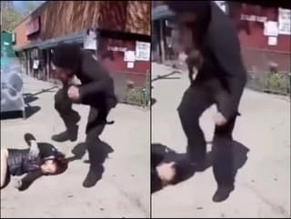 Brutálny útok zachytila kamera.