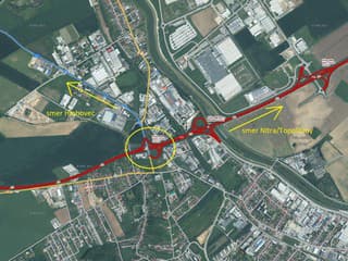 Obmedzenie na križovatke rýchlostnej