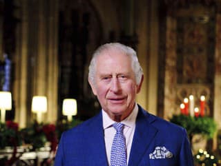 Karol III. počas príhovoru