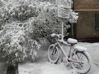 Husté sneženie v Moskve