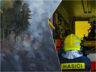 Požiar pri Nesluši stále