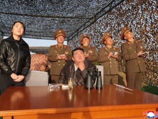 Severokórejský vodca Kim Čong-un.