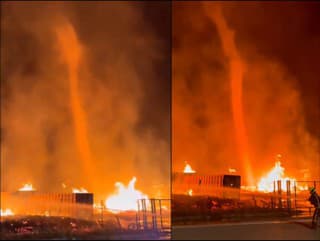 Hasiči zachytili na video