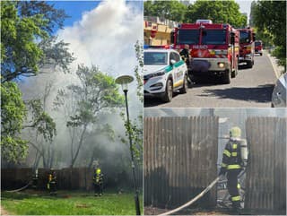 PRÁVE TERAZ Požiar v