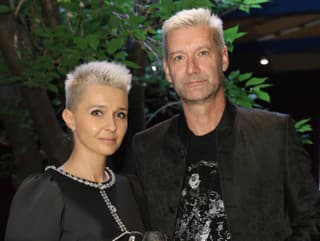 Andy Kraus s manželkou