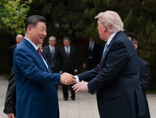 Si Ťin-pching a Donald