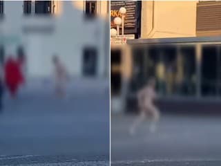 Naháč v Trnave! Mladík