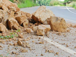 Falling rocks