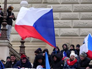 Protivládne protesty v Prahe