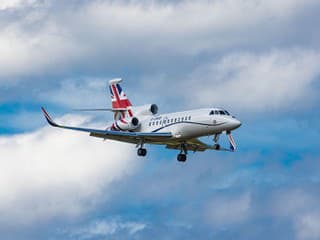 Britské vládne lietadlo Dassault