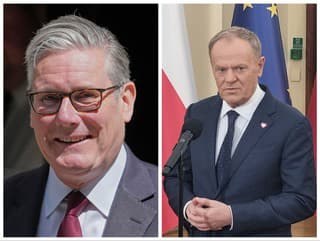 Keir Starmer a Donald