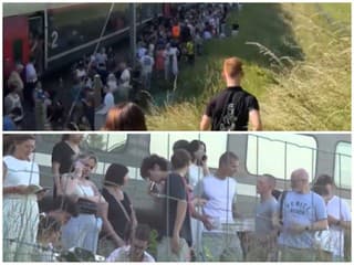 PEKLO na koľajniciach: VIDEO