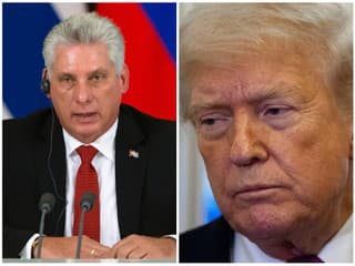 Miguel Díaz-Canel a Donald