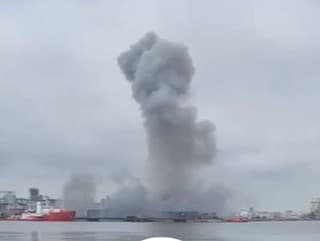 V rumunskom prístave explodoval