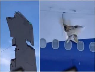 Boeing sa vážne poškodil.
