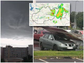 Na Slovensku vyčíňajú BÚRKY,