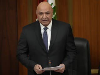 Libanonský prezident víta francúzsko-taliansky