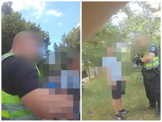 Obnažený muž (45) sedel