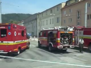 Poplach v Žiline: Hasiči