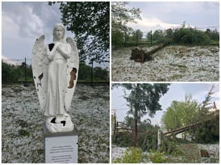 Búrka zasiahla farskú záhradu: