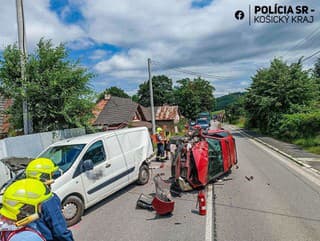 Vážna nehoda v Krompachoch!