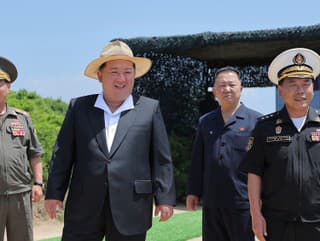 Vodca Kim Čong-un (druhý
