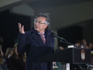 Kolumbijský prezident Gustavo Petro.
