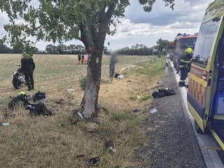 Nešťastie za Pezinkom: Motocyklista