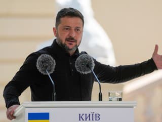 Ukrajinský prezident Volodymyr Zelenskyj