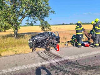 Dopravná nehoda pri Hurbanove